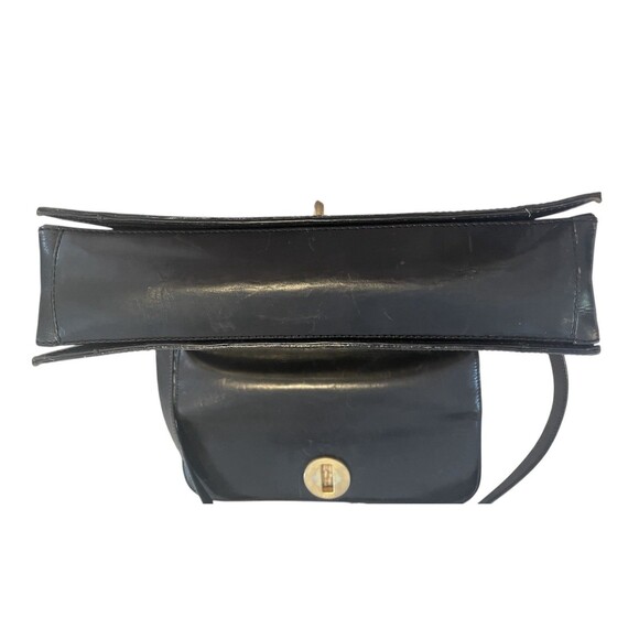 Vintage Bruno Magli Tessa Black Cross Body Bag Purse Handbag - Picture 6 of 11